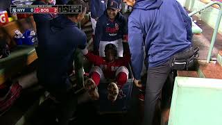 Xander Bogaerts Wagon Celebration ☠  MLB Wildcard Game Red Sox vs Yankees [upl. by Normalie117]