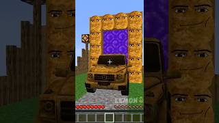 Car vs Gegagedigedagedago Portal Upgrade  shorts minecraft meme gegagedigedagedago [upl. by Arnaldo668]