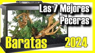 🐟🔥Las 7 MEJORES Peceras BUENAS y BARATAS de Amazon 2024✅CalidadPrecio Acuarios de Peces Dulces [upl. by Friedrick]