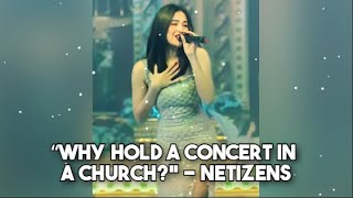 Julie Anne San Joses Church Performance Faces Criticism from Netizens [upl. by Eyde881]