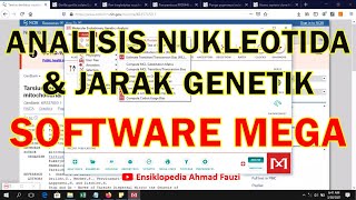 Tutorial Analisis Nukleotida dan Jarak Genetik menggunakan MEGA [upl. by Lindi]