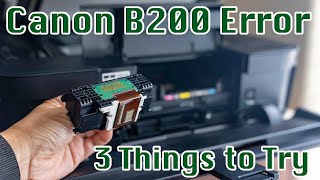 Canon MX922 Inkjet Printer B200 Error  3 Things to Try Before Throwing It Away [upl. by Thorner669]