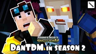 DanTDM vs ADMIN in SEASON 2 Minecraft Story Mode  Above and Beyond [upl. by Yramesor]