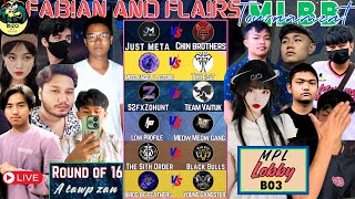 🔴Fabian And Flairs Mlbb Tournament  Round Of 16  Zan 2na  Mobile Legend Live  mobilelegend [upl. by Kayle]