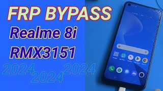 🟢 Realme 8i RMX 3151 Bypass FRP 2024 [upl. by Giffer]