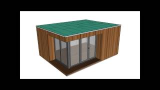 Garden Studio Sip Panels Render Demo from Garden Lodges [upl. by Ahsekar]