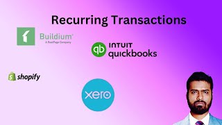 quickbooks online use 2024 recurring transaction for beginners [upl. by Chatav]