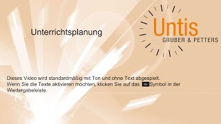 Unterrichtsplanung [upl. by Calvina]