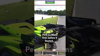 Petit Le Mans  wiped out in the first hour 😭 [upl. by Levitus876]