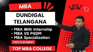 BEST MBA COLLEGE IN DUNDIGAL  TOP MBA COLLEGE INDUNDIGALTELANGANA  ADMISSION  FEE [upl. by Lananna828]