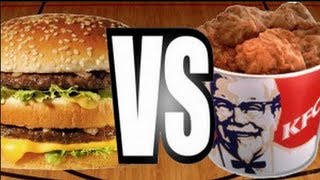 KFC CHICKEN vs BIG MACS  Sorted Food amp Nickos Kitchen [upl. by Aedrahs]