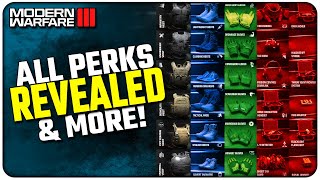 All MWIII Vests Perks Streaks amp More Revealed [upl. by Moynahan]