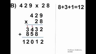 Operações Matemáticas 03  Multiplicação  Conta de Vezes [upl. by Letnohc]