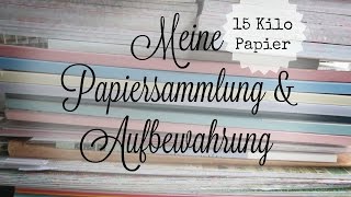 Meine Papiersammlung und Aufbewahrung  15 Kilo Papier [upl. by Legra]