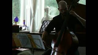 Double Bass and Piano in unequal temperament Alexandra Kremakova and Alex Ferkey [upl. by Annoyt]