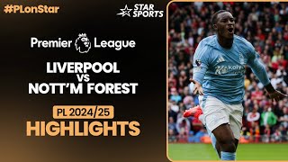 Nottingham Forest stun Liverpool at Anfield  LIVNFO PremierLeague 202425 Highlights [upl. by Marisa]