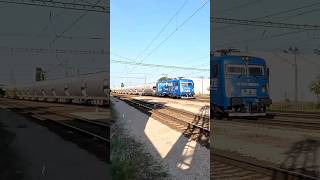 480 024 LTE Transmontana A grain freight train passes through Tárnok Hungary [upl. by Iturhs28]