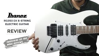 IBANEZ RG350 DXZ 6string Electric Guitar Review  Guitar Shop Nepal [upl. by Zendah935]