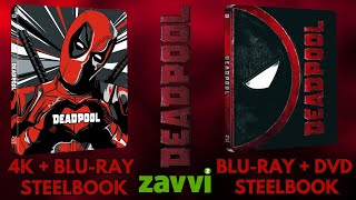 Deadpool Zavvi Exclusive 4K Ultra HD  Bluray  Bluray  DVD Steelbooks [upl. by Niobe]