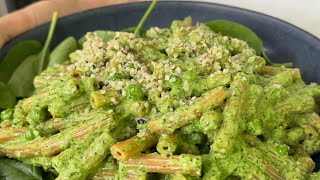 Basilikum Pesto Rezept 🌿 vegan und super zum vorbereiten Mrs Flury [upl. by Hna]