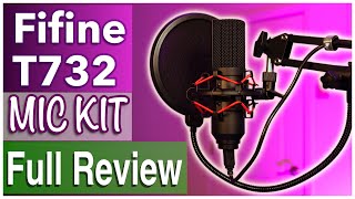 Fifine T732 NEW Gaming Mic Kit  Full Unboxing and Review [upl. by Clywd]