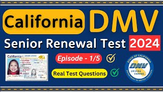 Pass Your California DMV Senior Renewal Test 2024 with EASE [upl. by Bibeau]