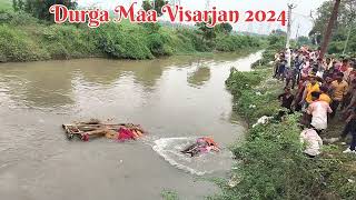 Durga Mata Ji ka Visarjan 2024 दुर्गा माता जी का भव्य विसर्जन 2024  Ugapur Nahar durgavisharjan [upl. by Jaehne]