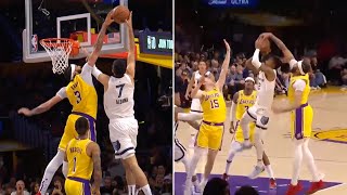 Anthony Davis UNREAL Ja Morant Block 🤯 [upl. by Notrab523]