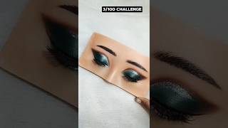 green eye makeup by SMmakeupstudio trendingshorts viralvideo ytshorts [upl. by Ykcaj]