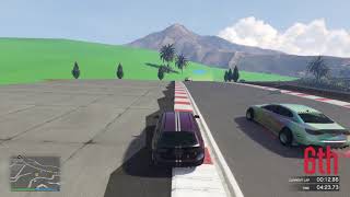 Racing Sedans in my Rinehart on Fleas Fake Hill rev track with CRE8 Crew [upl. by Norreg]