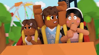 Going to an AMUSEMENT PARK NO PARENTSCRASHED DATE Roblox Voiced Roleplay roleplay [upl. by Rosenfeld]