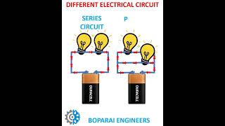 DIFFERENT ELECTRICAL CIRCUIT series parallel short circuits electronics electrical wiring [upl. by Omik]