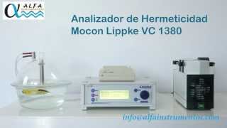 Analizador de Hermeticidad Mocon Lippke vc 1380 por vacío  Vacuum Leak and Seal Strength Analyzer [upl. by Teagan]