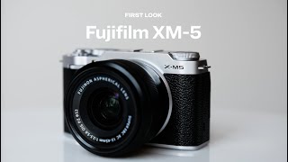 First Look at the Fujifilms XM5  DPReview [upl. by Isnam288]