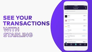 How to see your transactions  Steps by Starling [upl. by Marian]