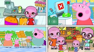 Peppa Pig in Avatar WORLD Shopping [upl. by Andromeda]