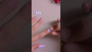 Nail extension at home in just RS 10 nailextension nailart craftie [upl. by Moffitt103]