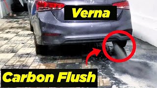 Verna 160 L Km Carbon Flush from Entire Engine EGR Turbo Pistons Injectors amp Catalytic Convertr [upl. by Eirased]