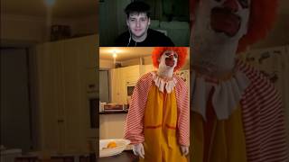 Reacting To Ronald McDonald reactionvideo youtubeshorts [upl. by Ainoyek139]