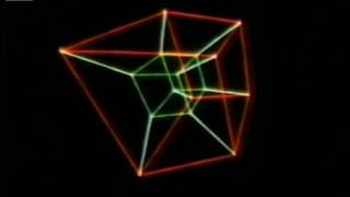 quotThe Hypercube Projections and Slicingquot 1978 Awardwinning computer animation [upl. by Llerruj]