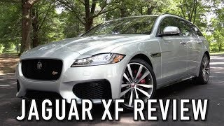 2018 Jaguar XF Sportbrake S AWD Start Up Test Drive amp In Depth Review [upl. by Naimaj]