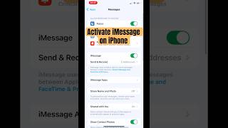 Fix message “Not Delivered” on iPhone  Activate iMessage [upl. by Alat]