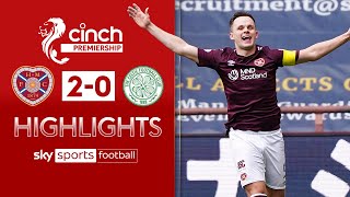 Hearts shine as Celtic fail to capitalise on Rangers slip  Hearts 20 Celtic  Highlights [upl. by Yrrot]