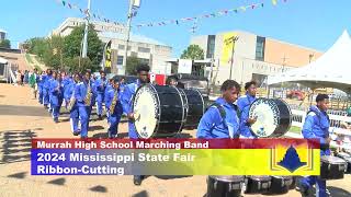 The MS State Fair opens with the Murrah Marching Band [upl. by Hetty102]