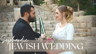 Jewish Orthodox Wedding in Israel  Our Sephardic Jewish Wedding [upl. by Ardnama]