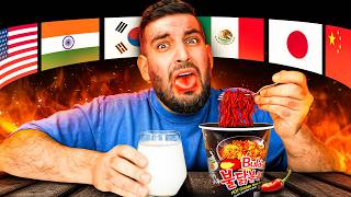 I Ate The Spiciest Snacks From Every Country [upl. by Cianca]