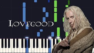 Synthesia  Lovegood Harry Potter 7 PIANO TUTORIAL  SHEET MUSIC [upl. by Corwun]