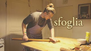 Making homemade sfoglia [upl. by Hedveh]