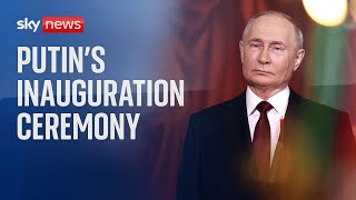 Watch President Vladimir Putins inauguration [upl. by Edalb]