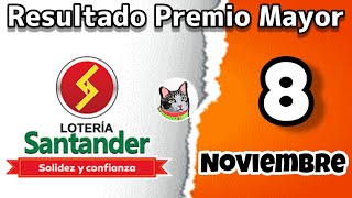 Resultado LOTERIA DE SANTANDER Viernes 8 de Noviembre de 2024 [upl. by Uolyram]